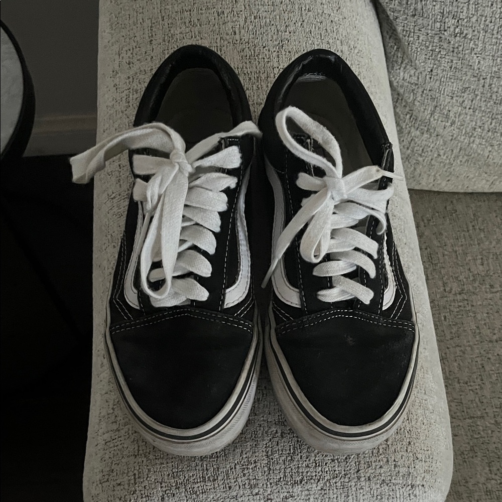 Vans Black and White Sneakers
